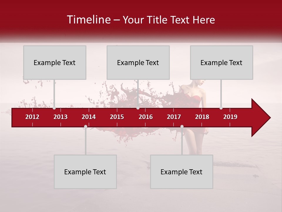 Paint Harbor Water PowerPoint Template