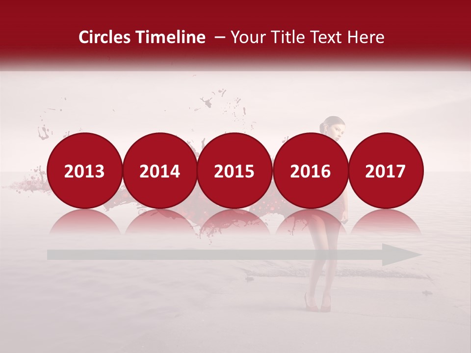 Paint Harbor Water PowerPoint Template