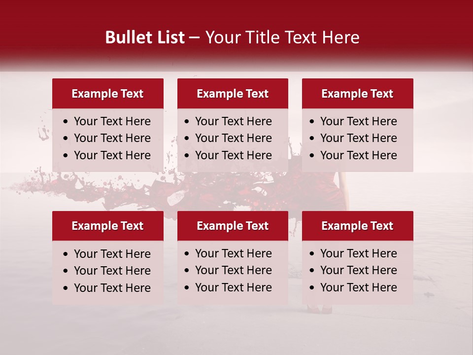 Paint Harbor Water PowerPoint Template