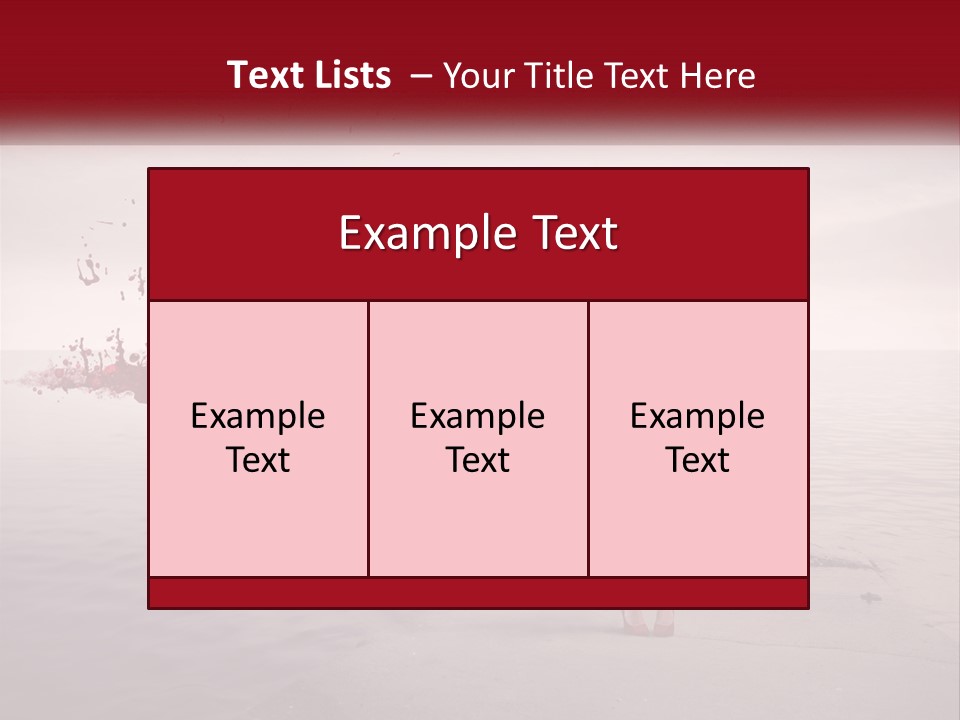 Paint Harbor Water PowerPoint Template