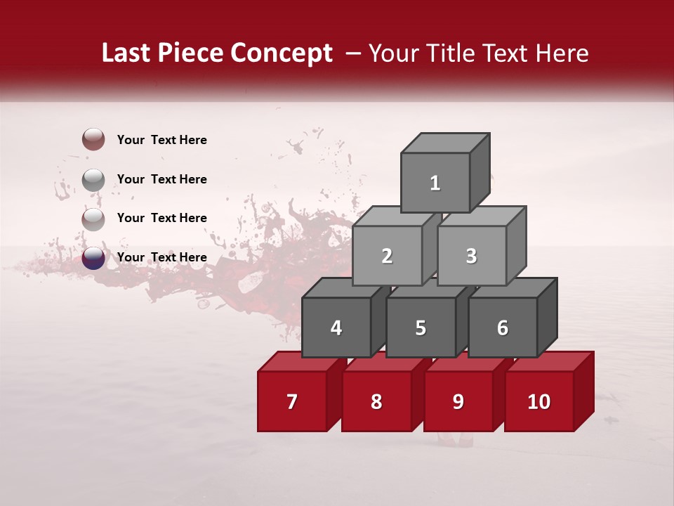 Paint Harbor Water PowerPoint Template