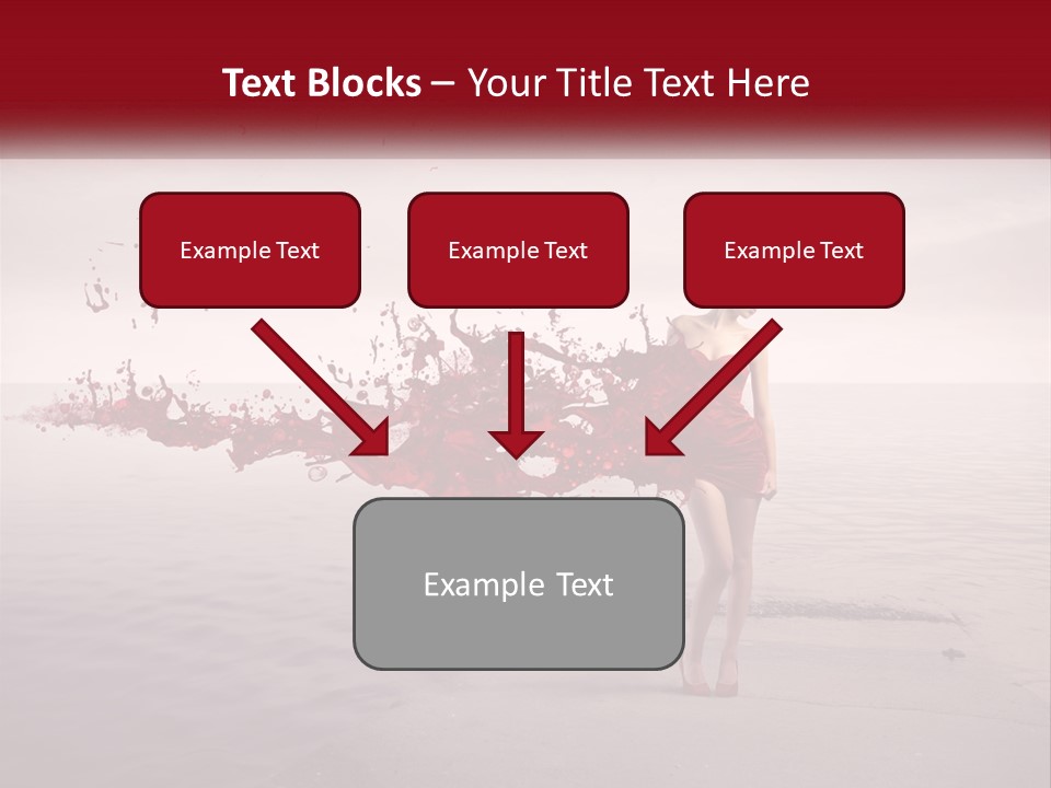 Paint Harbor Water PowerPoint Template