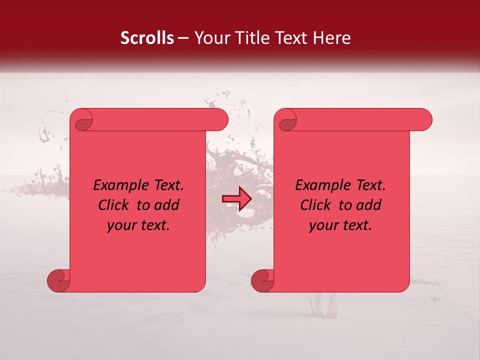 Paint Harbor Water PowerPoint Template