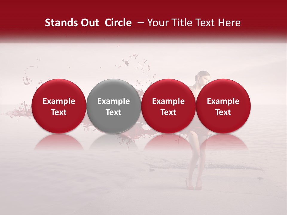 Paint Harbor Water PowerPoint Template