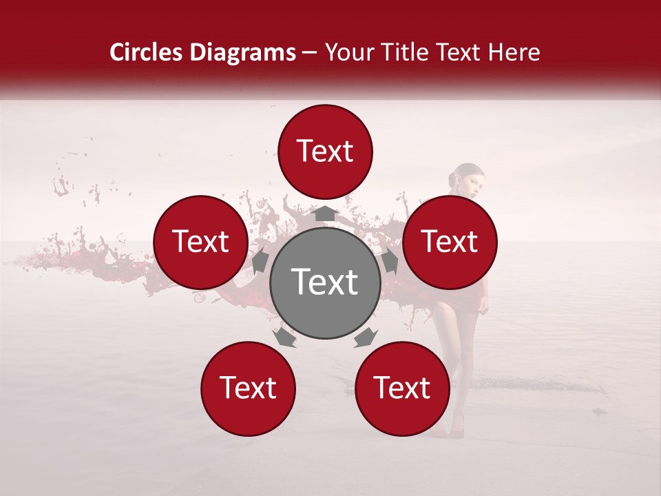 Paint Harbor Water PowerPoint Template