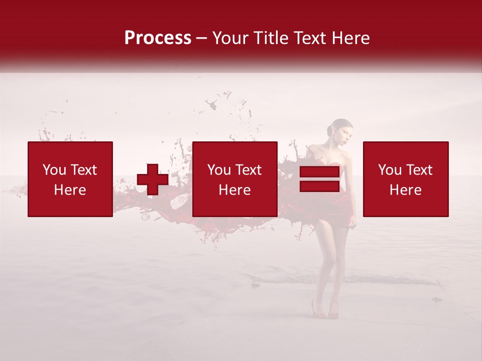 Paint Harbor Water PowerPoint Template