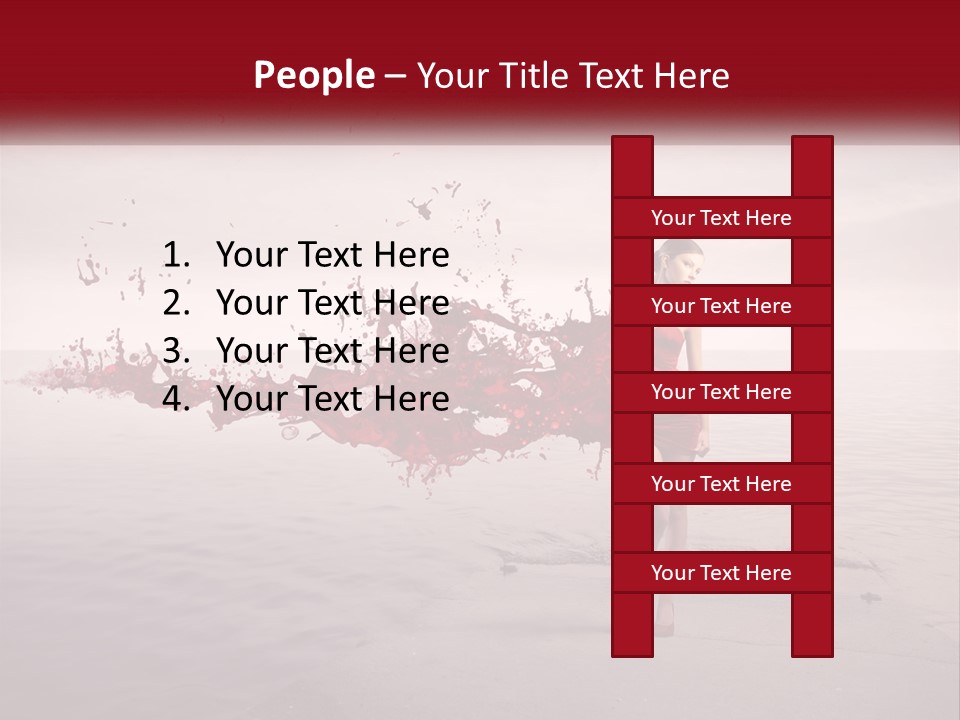 Paint Harbor Water PowerPoint Template