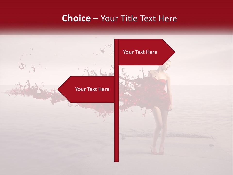 Paint Harbor Water PowerPoint Template