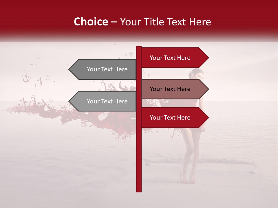 Paint Harbor Water PowerPoint Template