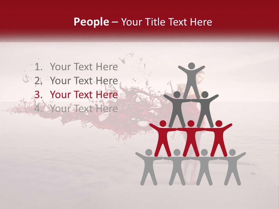 Paint Harbor Water PowerPoint Template