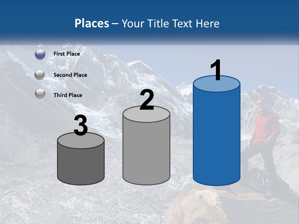 Himalaya Mountain Trekker PowerPoint Template