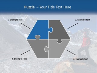 Himalaya Mountain Trekker PowerPoint Template