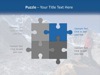 Himalaya Mountain Trekker PowerPoint Template