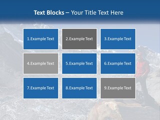 Himalaya Mountain Trekker PowerPoint Template
