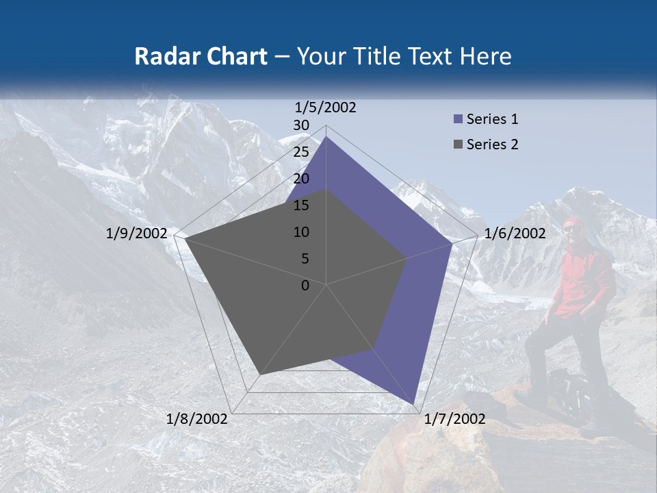 Himalaya Mountain Trekker PowerPoint Template