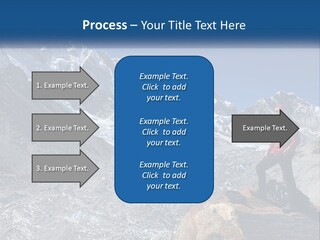 Himalaya Mountain Trekker PowerPoint Template