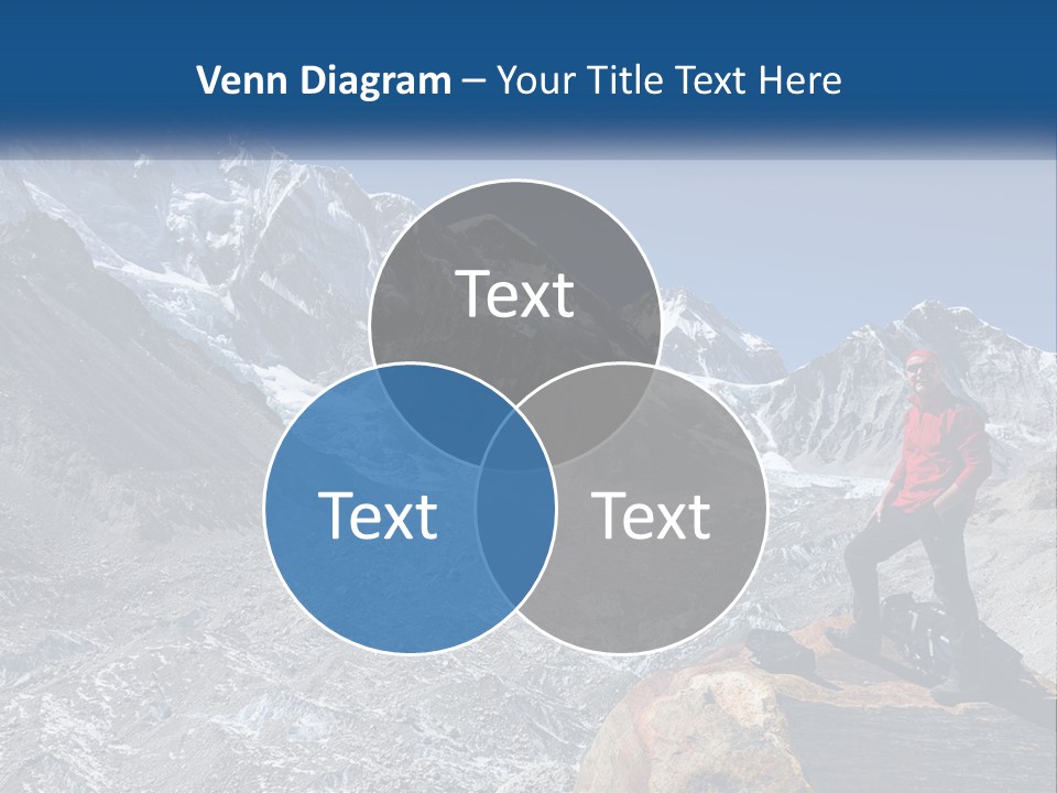 Himalaya Mountain Trekker PowerPoint Template
