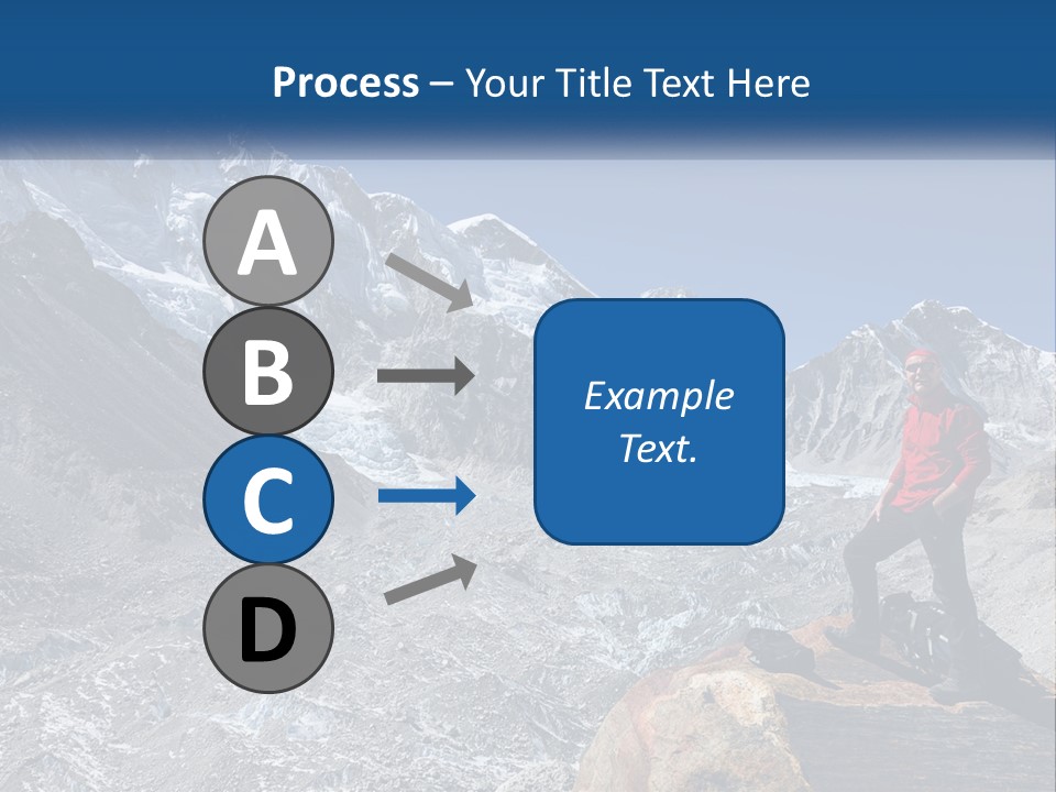 Himalaya Mountain Trekker PowerPoint Template