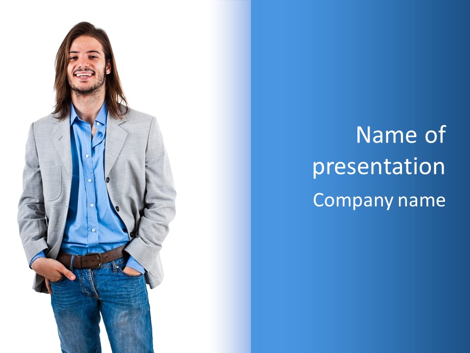 Smile Guy Friendly PowerPoint Template