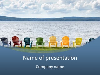 Adirondack Calm Beach PowerPoint Template