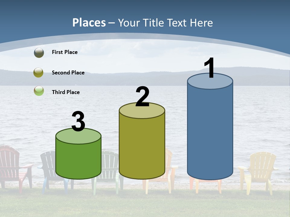 Adirondack Calm Beach PowerPoint Template