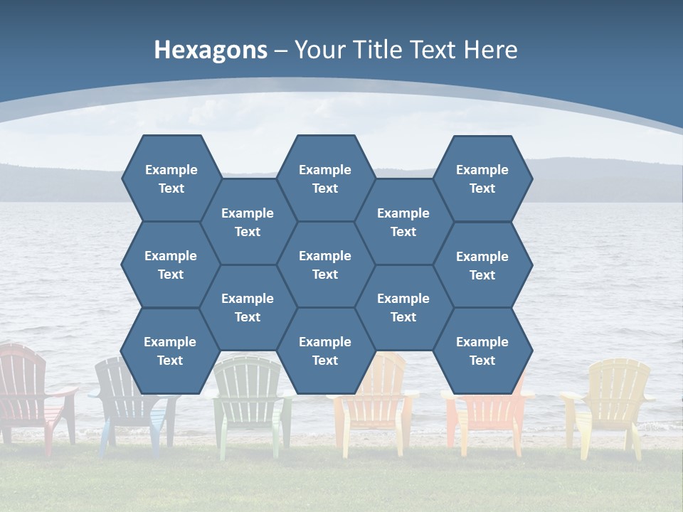 Adirondack Calm Beach PowerPoint Template