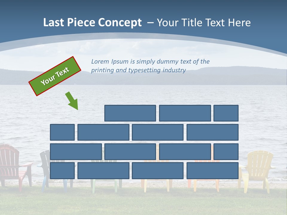 Adirondack Calm Beach PowerPoint Template