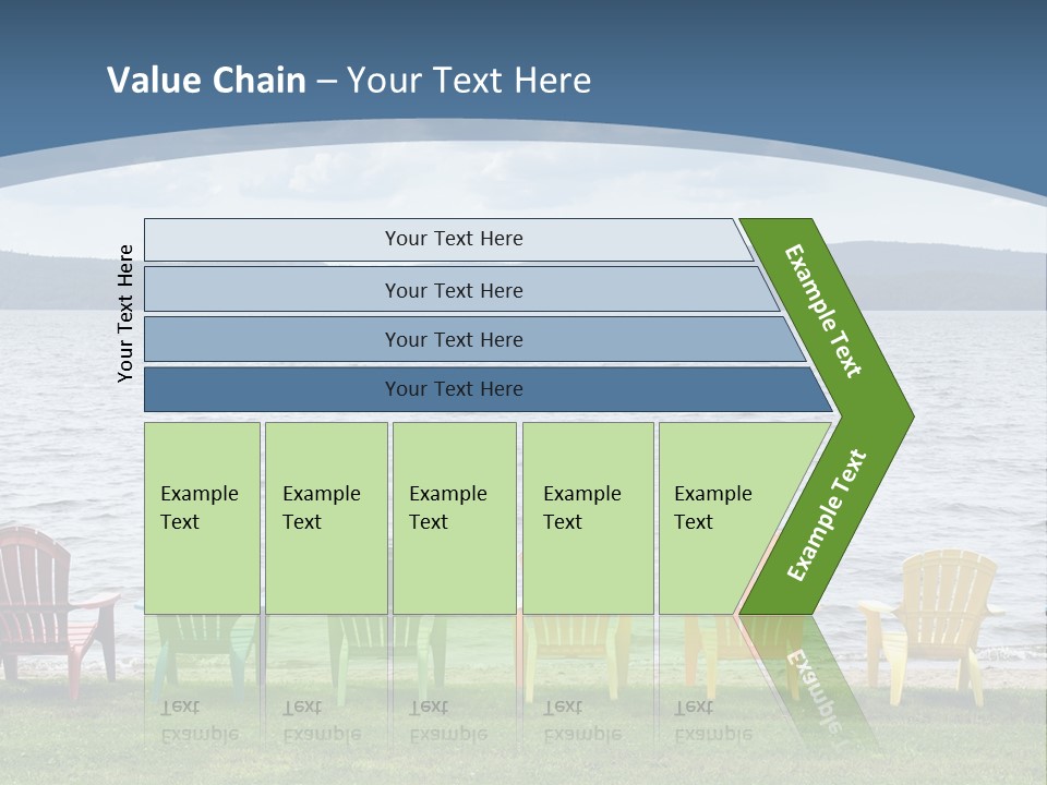 Adirondack Calm Beach PowerPoint Template