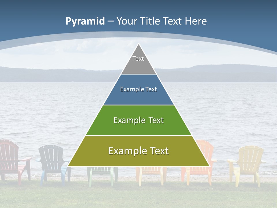 Adirondack Calm Beach PowerPoint Template