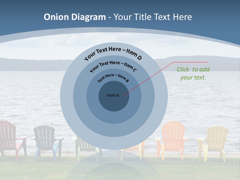 Adirondack Calm Beach PowerPoint Template