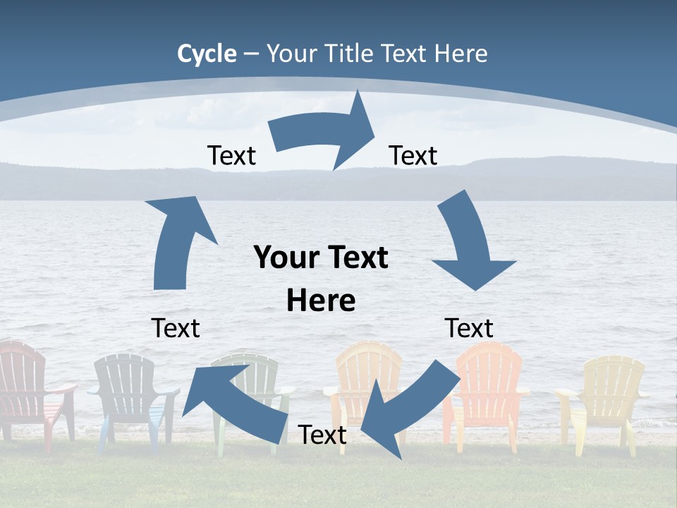 Adirondack Calm Beach PowerPoint Template