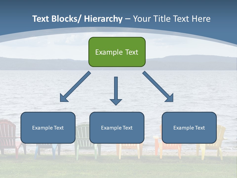 Adirondack Calm Beach PowerPoint Template