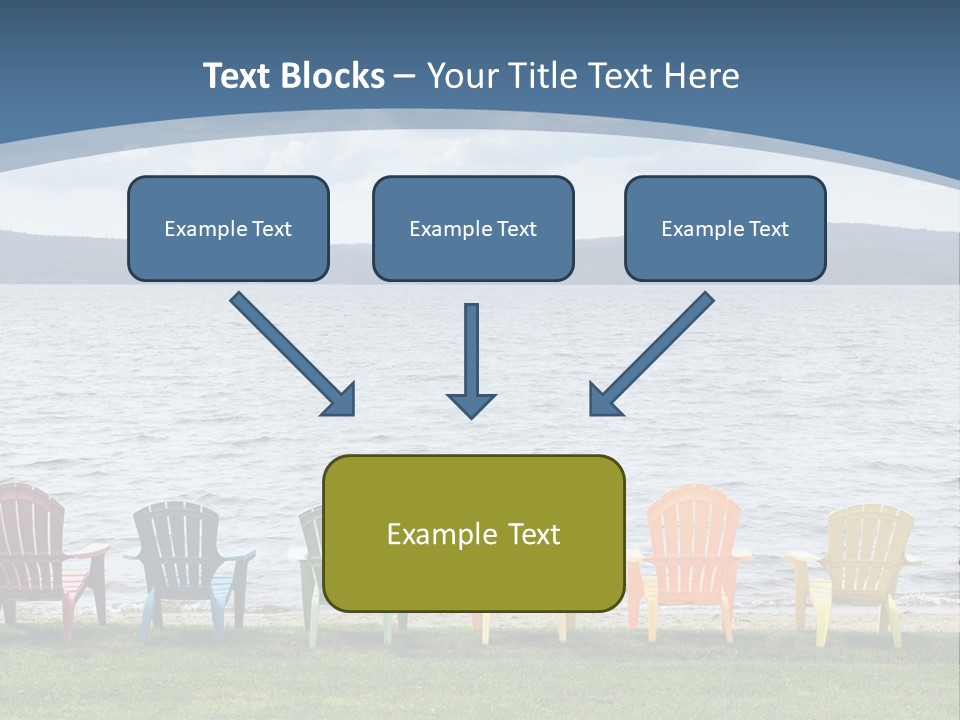 Adirondack Calm Beach PowerPoint Template