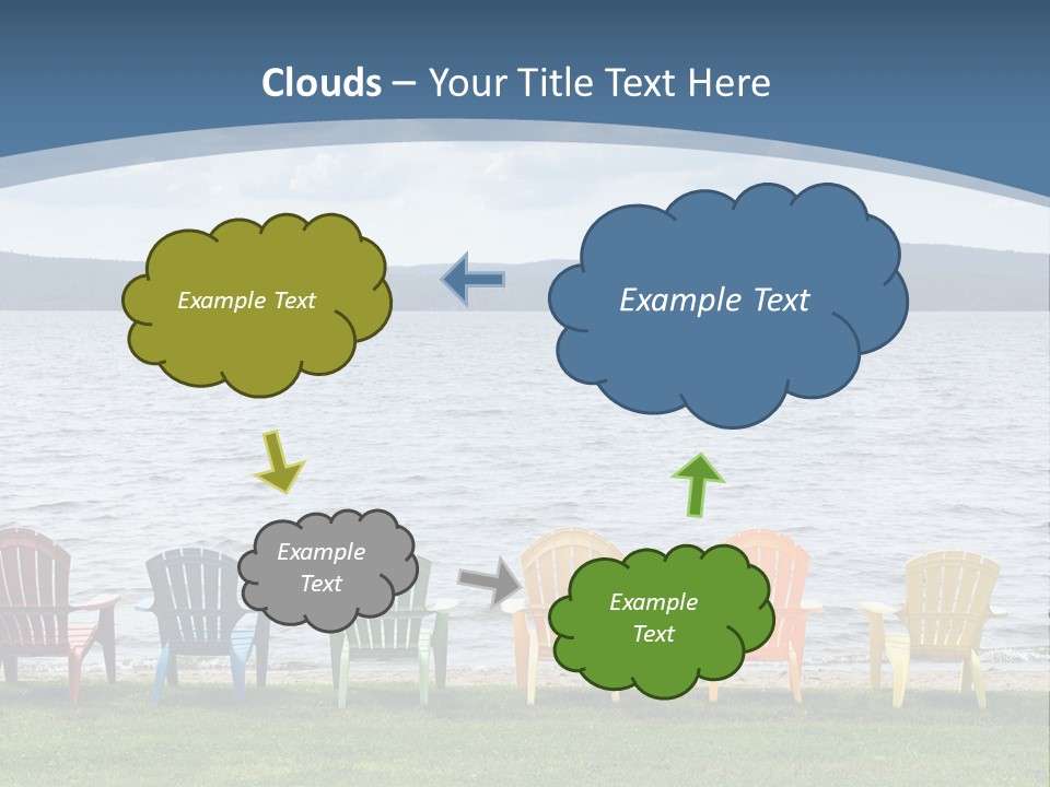 Adirondack Calm Beach PowerPoint Template