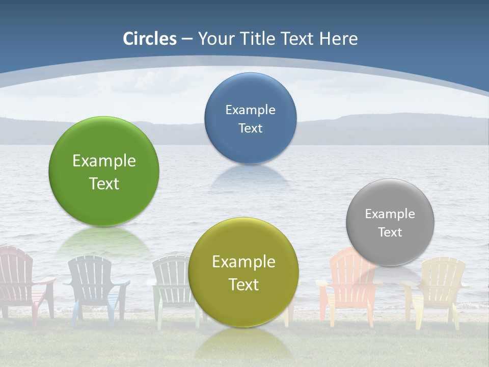 Adirondack Calm Beach PowerPoint Template