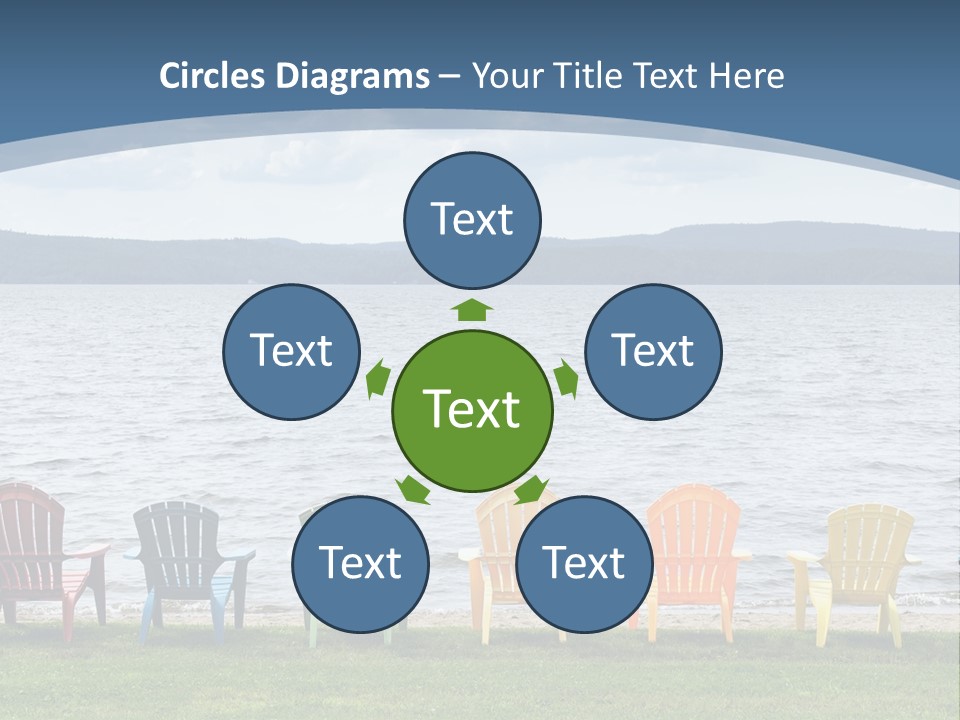 Adirondack Calm Beach PowerPoint Template