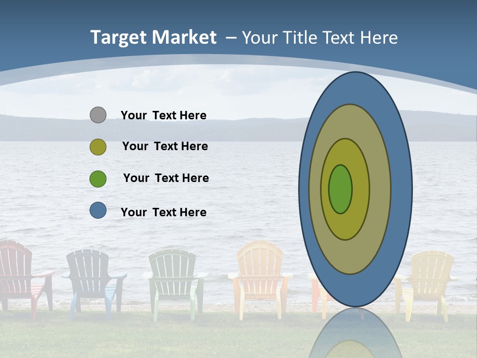 Adirondack Calm Beach PowerPoint Template