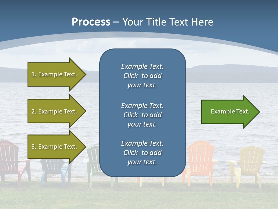 Adirondack Calm Beach PowerPoint Template