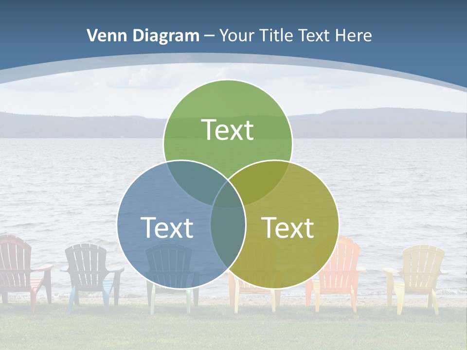 Adirondack Calm Beach PowerPoint Template