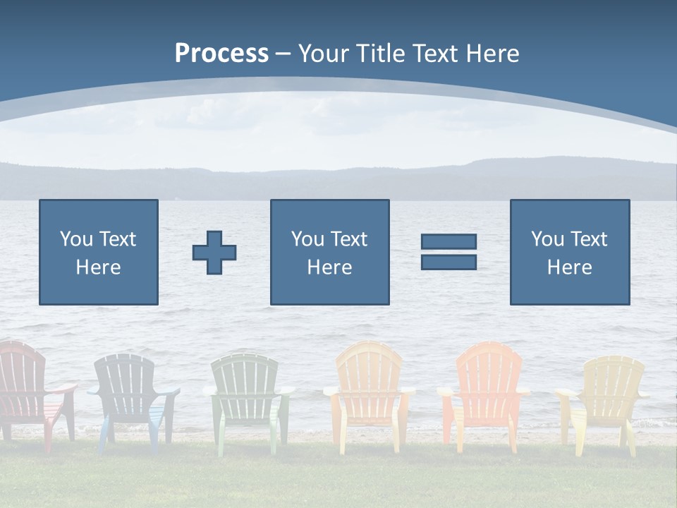 Adirondack Calm Beach PowerPoint Template