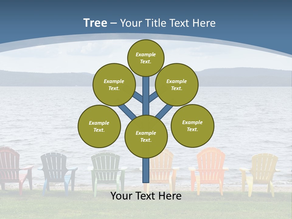 Adirondack Calm Beach PowerPoint Template