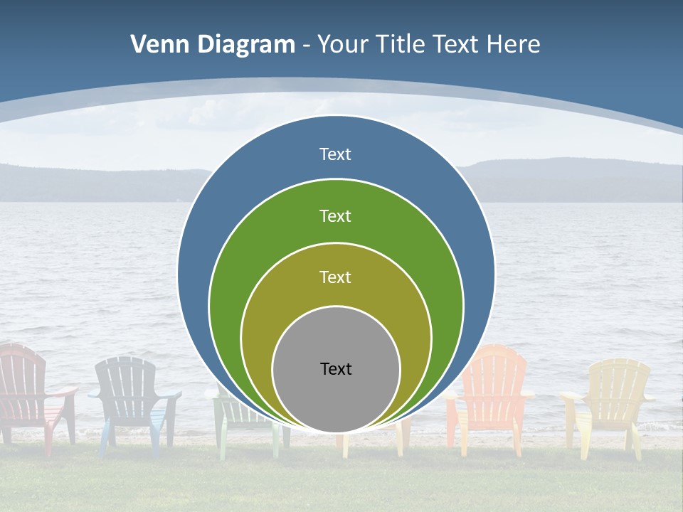 Adirondack Calm Beach PowerPoint Template