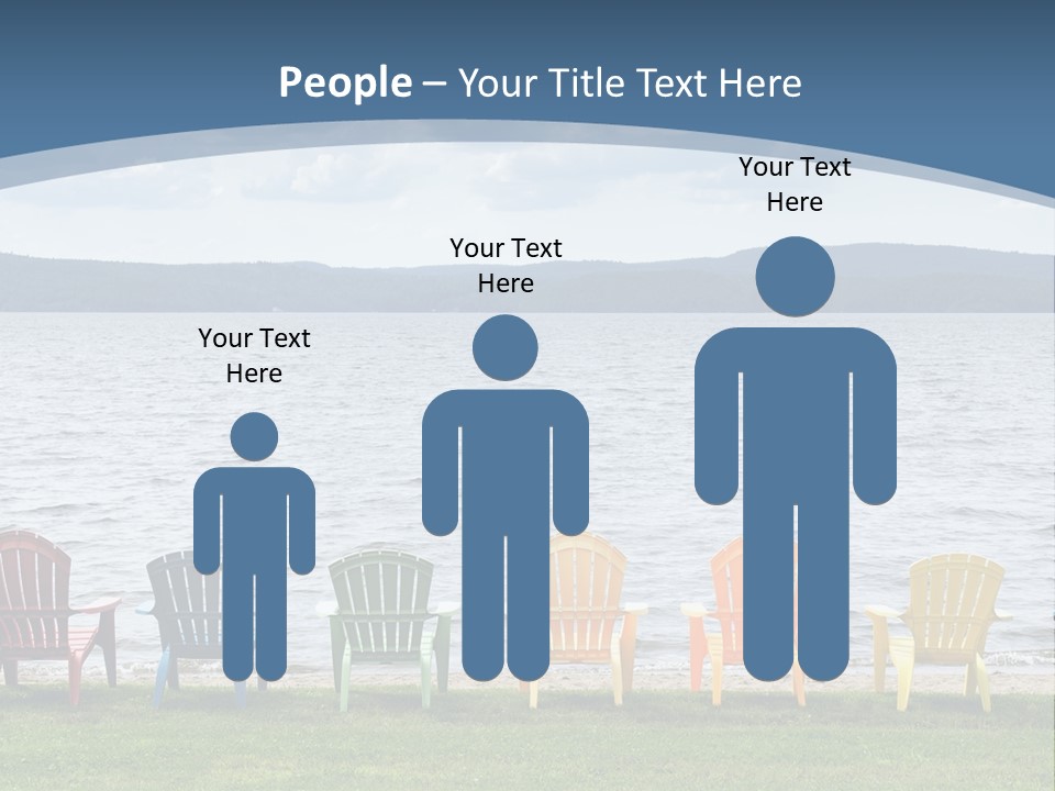 Adirondack Calm Beach PowerPoint Template