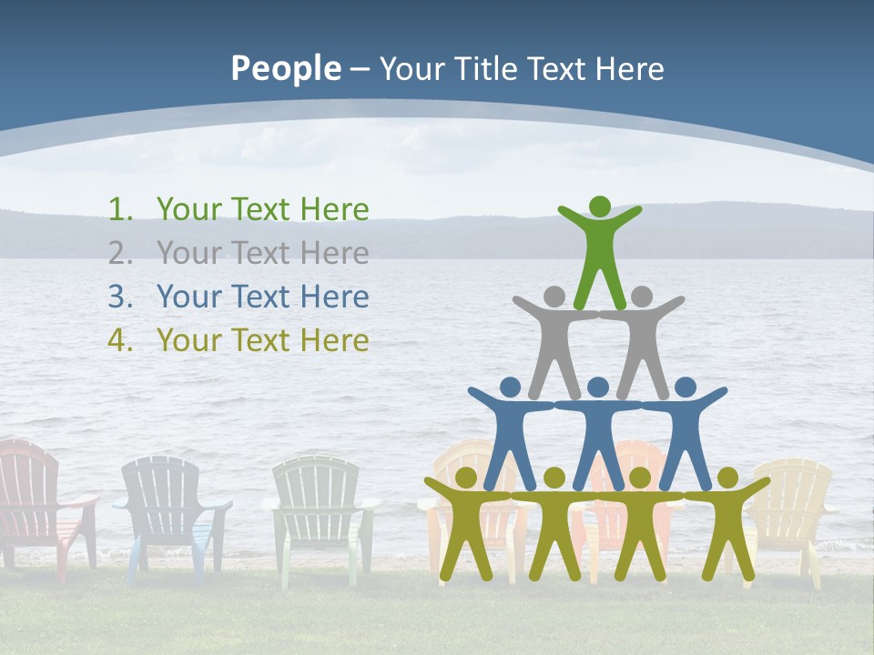 Adirondack Calm Beach PowerPoint Template