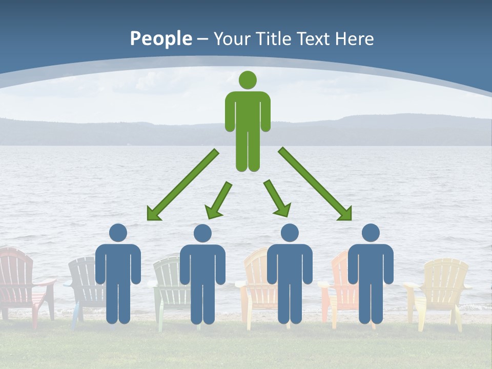 Adirondack Calm Beach PowerPoint Template