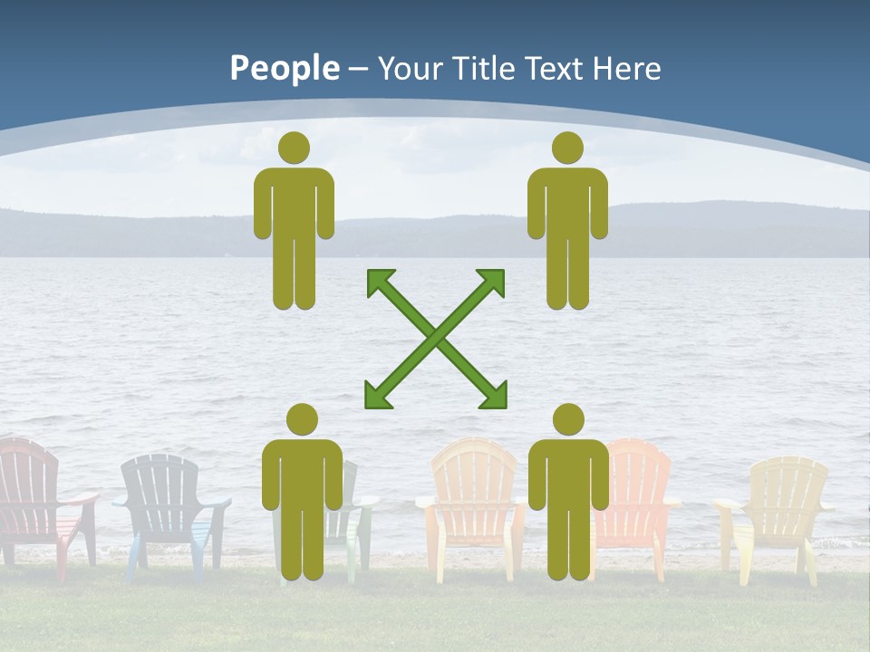 Adirondack Calm Beach PowerPoint Template