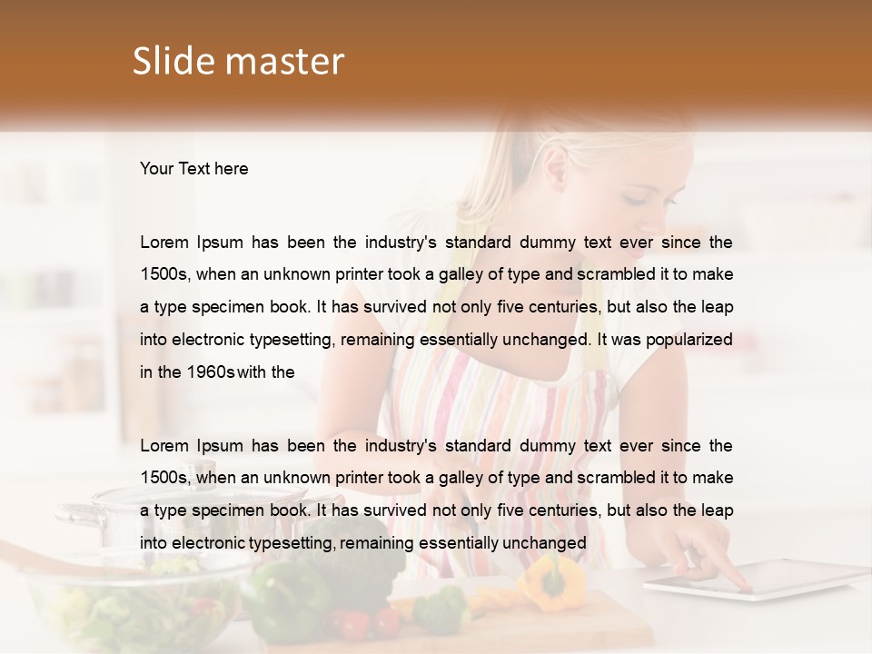 Meal Smile Food PowerPoint Template