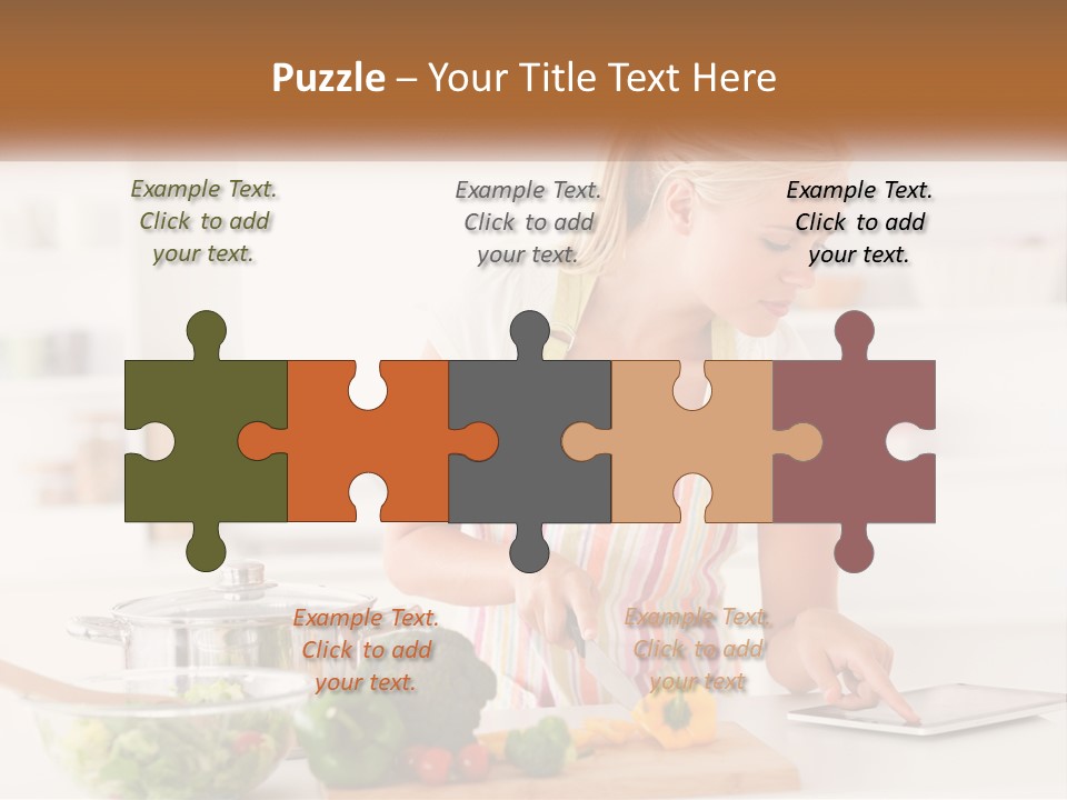 Meal Smile Food PowerPoint Template