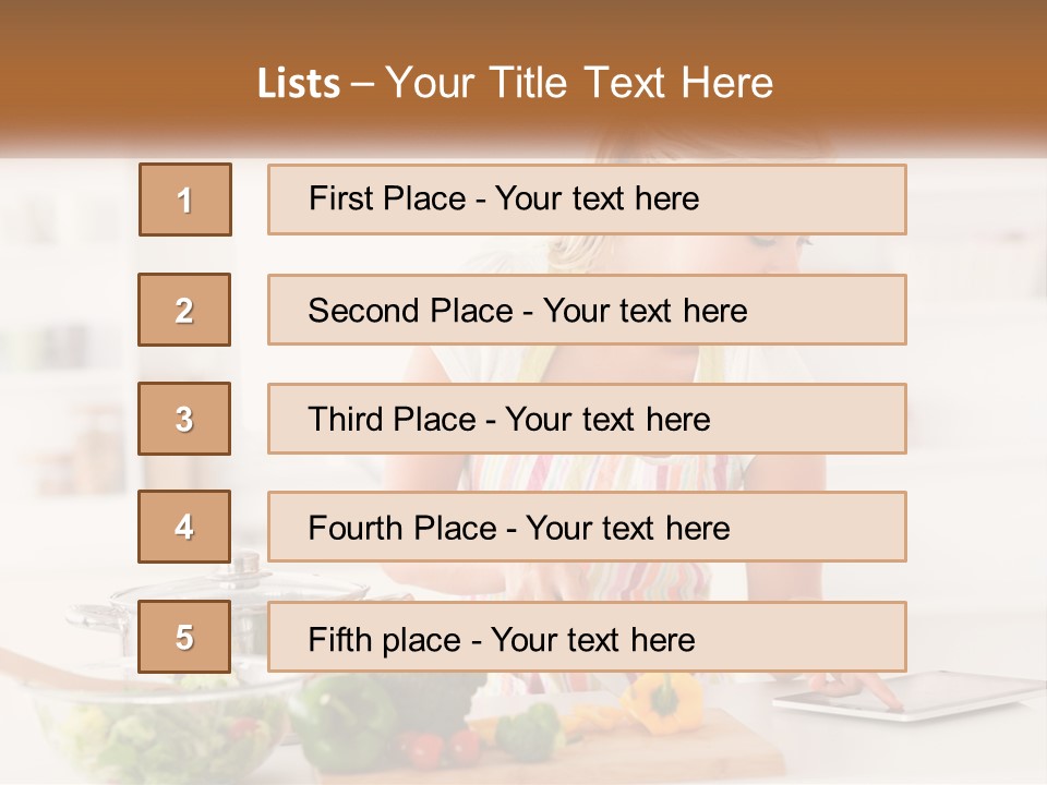 Meal Smile Food PowerPoint Template