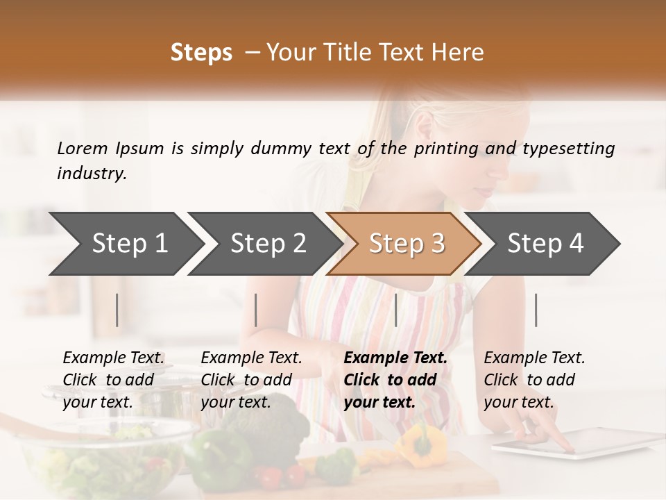 Meal Smile Food PowerPoint Template